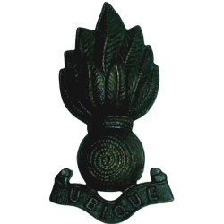 Royal Engineers (Officers') - Ubique 9-Flamed Grenade  Bronze Officers' collar badge