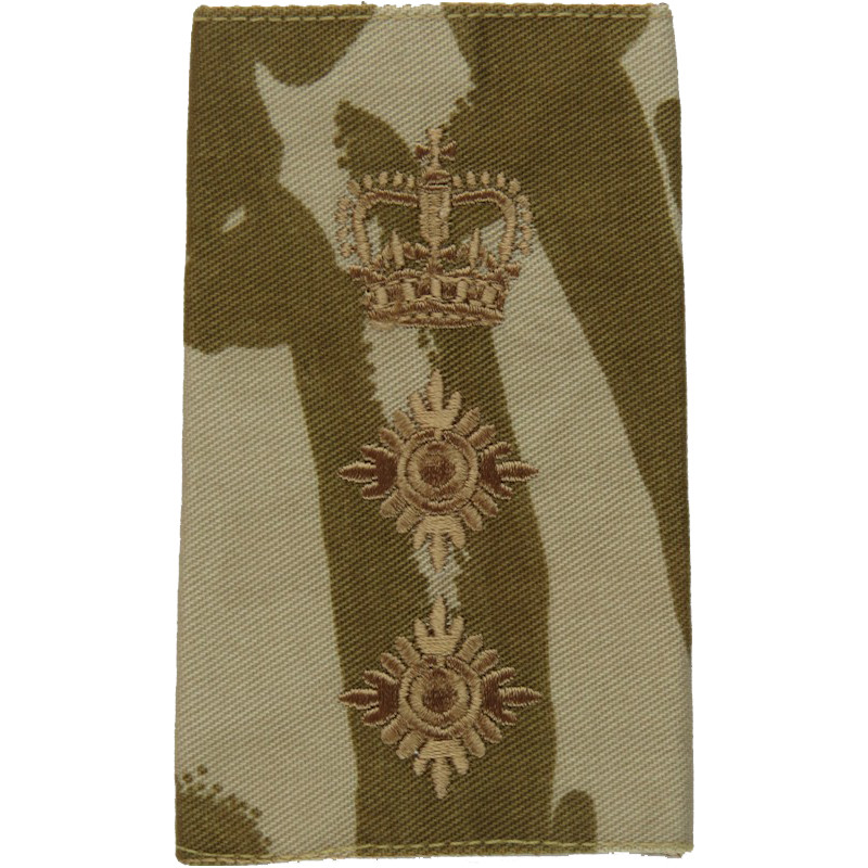 Colonel Brown On Desert Camouflage Officer rank badge