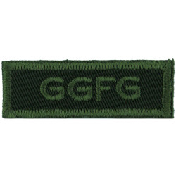 GGFG (Governor General's Foot Guards)(Canadian Army) Green On Olive  Embroidered Non-British Army shoulder title