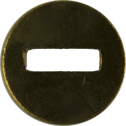 Back-Plate Washer Disc For Removable Uniform Button Small  Metal