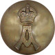 Queen Alexandra's Royal Army Nursing Corps 25.5mm with King's Crown. Brass Military uniform button