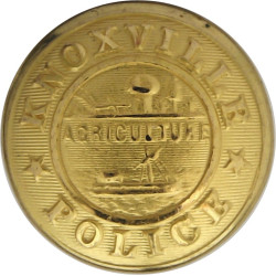 USA: Tennessee: Knoxville Police 23.5mm  Gilt Police or Prisons uniform button