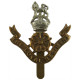Loyal Regiment (North Lancashire) 1921-1952 with King's Crown. Bi-metallic Other Ranks' metal cap badge