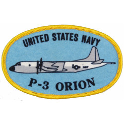 US Navy P-3 Orion (Anti-Submarine Aircraft) Flying Suit Badge  Embroidered Naval Branch, rank or miscellaneous insignia