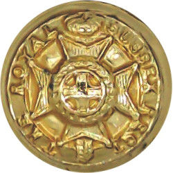 Royal Sussex Regiment 18mm - Pre-1959  Anodised Staybrite military uniform button