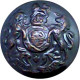 General List - Royal Arms (Officers) 14mm - 1902-1952 with King's Crown. Bronze Military uniform button