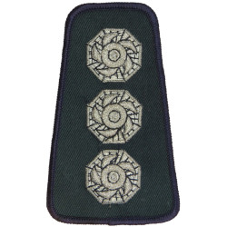 Collar Rank: Assistant Divisional Officer 3 Impellers  Lurex Fire and Rescue Service insignia